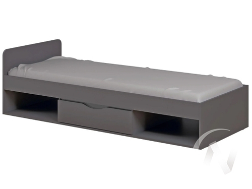 Кровать Детская Неаполь (графит/графит)