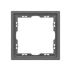 Рамка пластиковая FRM-NOBE-SFPL-1-GR (Arlight, Серый базальт) 054214