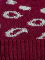 Зимняя шапка для девочки и снуд