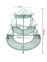 Подставка для цветов напольная металлическая
