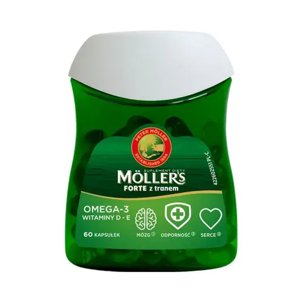 Норвежское диетическое питание Mollers Forte - 60 капсул