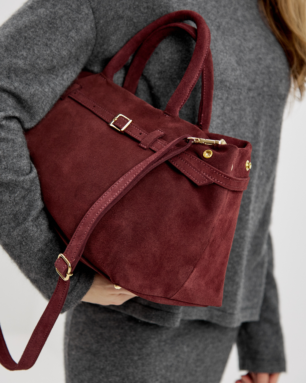 Сумка 646 15 бордовый