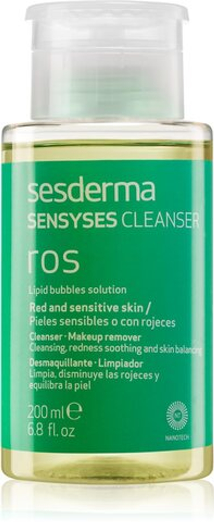 Sesderma Sensyses Cleanser Ros - средство для снятия макияжа с сухой и поврежденной кожи /   200  ml  / GTIN 8429979414564