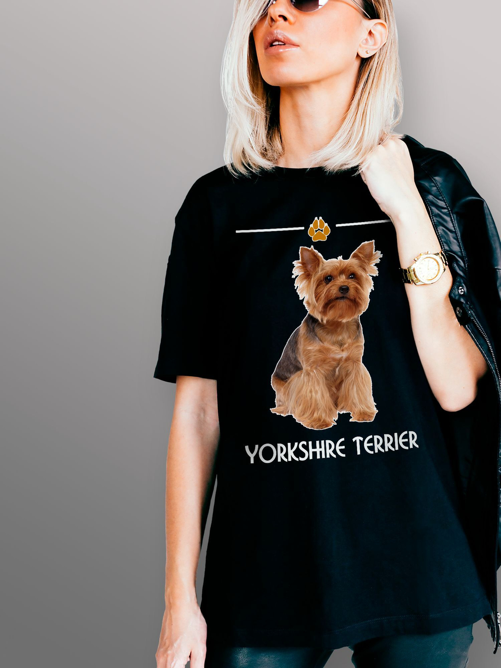 Футболка собака породы йоркширский терьер