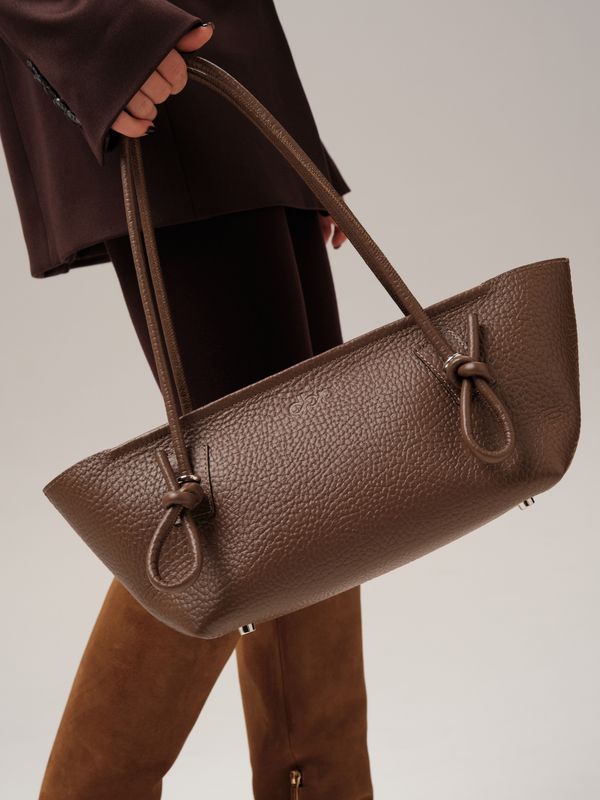 Кожаная сумка DBR 31340 коричневый какао