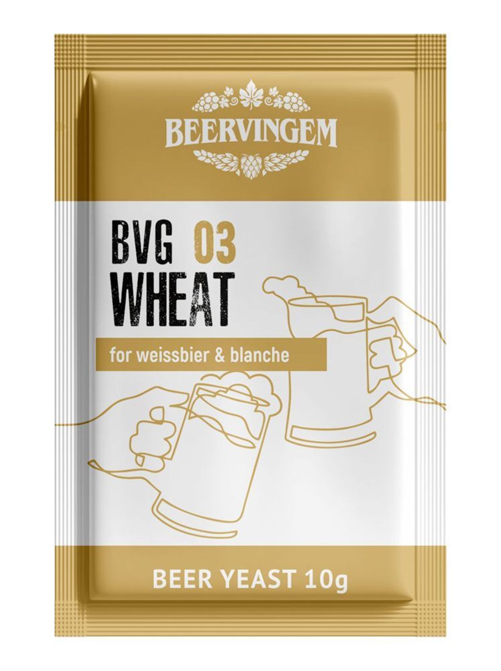 Дрожжи Beervingem для пшеничного пива "Wheat BVG-03", 10 г