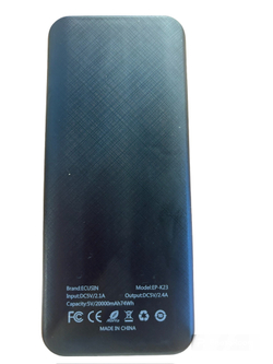 Внешний аккумулятор (Power bank) 3 USB Ecusin  20000 mAh  с фонариком