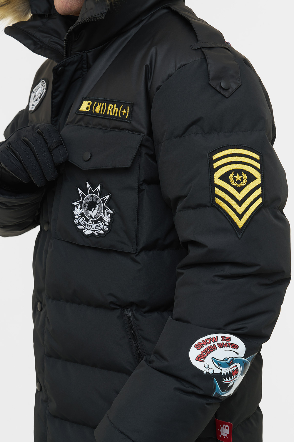 КУРТКА МУЖСКАЯ ПУХОВАЯ VIRUS BATZZILLA ARMY