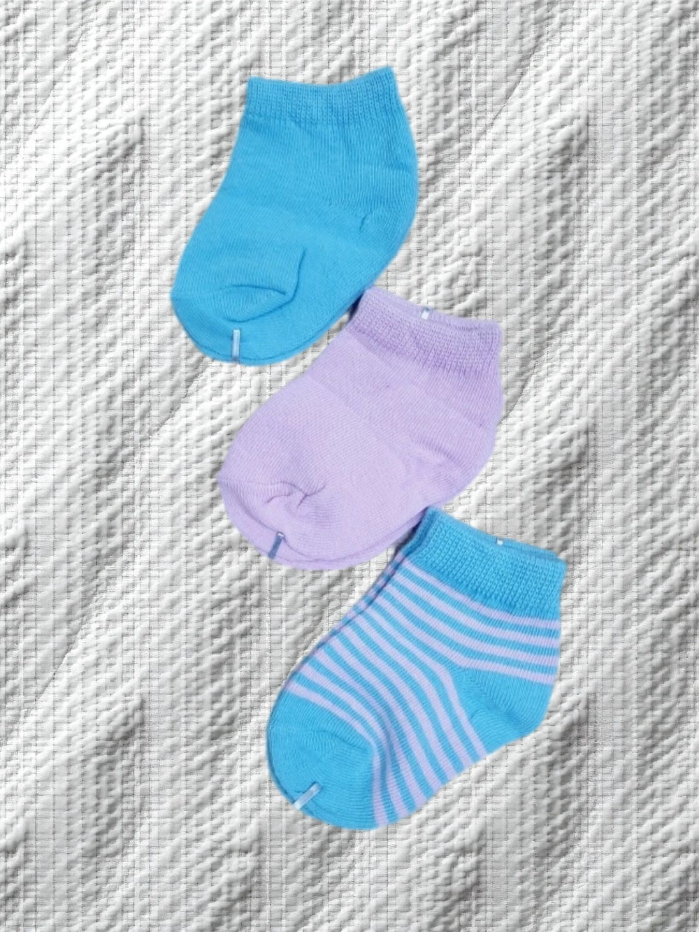 К 9505-3 Набор носков для детей 3 штуки оранжевый горох