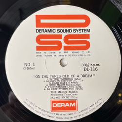 Винтажная виниловая пластинка LP The Moody Blues On The Threshold Of A Dream (Japan 1974) (Obi) Deramic Sound System