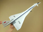 Модель самолета Ту-144 (М1:100, Аэрофлот СССР-77110) конфигурация посадочная с шасси