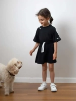 Платье в сад спортивное на завязках детское