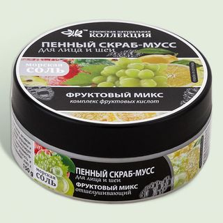 Пенный скраб-мусс с морской солью