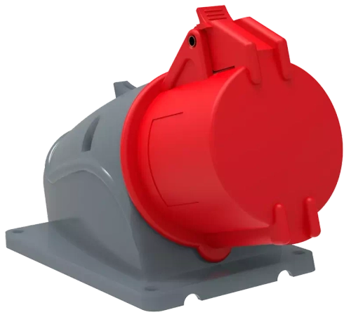 ИЭК Розетка стац. ССИ-124 32А-6ч/380-415В 3P+PE IP44  PSN12-032-4