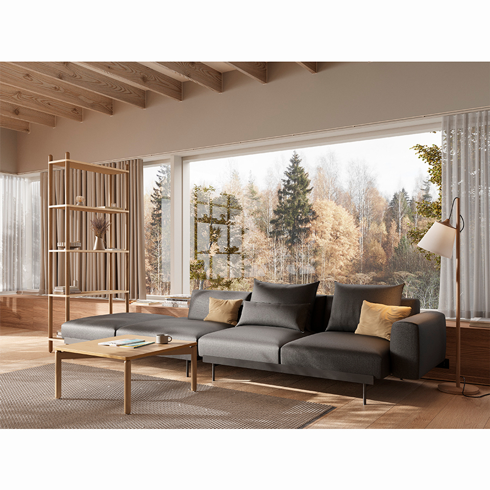 Столик кофейный saga, 75х75 см, ясень