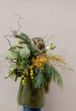 Зимний букет “green dragon”