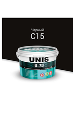 UNIS U-70 цементно-полимерная армированная затирка для швов  С15 черный 2 кг