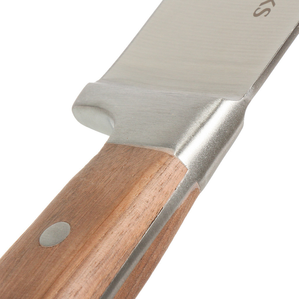 Нож кухонный Daniks, Confidence, шеф-нож, нерж сталь, 20 см, рук дерев, S-K43304-02