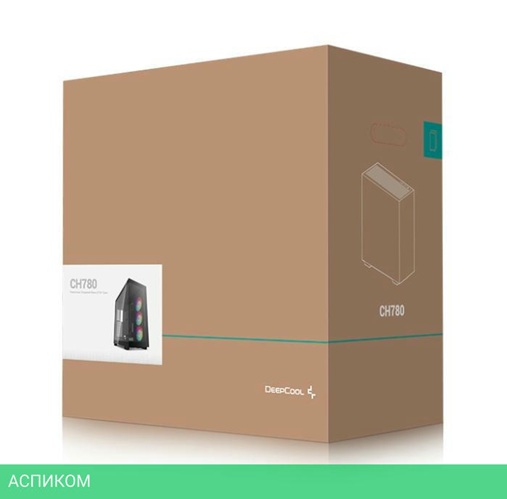 Корпус DeepCool CH780 E-ATX без БП черный (R-CH780-BKADE41-G-1)