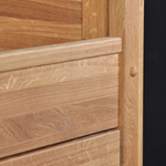 Кровать двуспальная 160х200 Мелания с ящиками, деревянная, из дуба