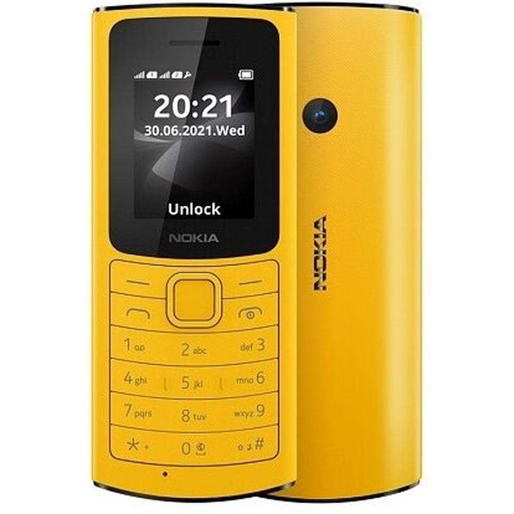 Сотовый телефон  Nokia 110 4G Dual Sim (TA-138) Yellow