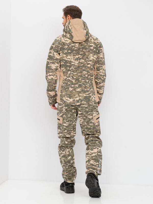 Костюм летний Матрица ткань Смесовая Рип-Стоп цвет 128/2 (светлый пиксель)