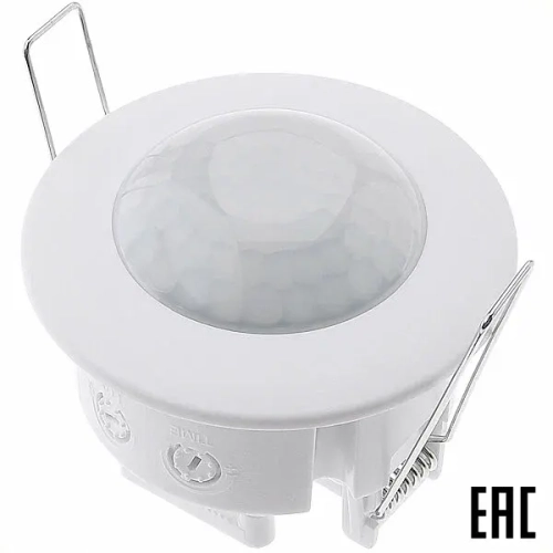 Датчик движения встраиваемый Feron "SEN86". Белый, 1200 Вт, 360 гр