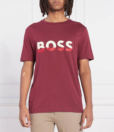 футболка tee 1 BOSS GREEN - бордовый(50477616)
