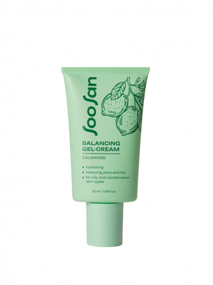 SOOSAN Balancing Gel-Cream with Calamansi Гель-крем для жирного типа кожи с экстрактом каламанси для проблемной кожи 50мл