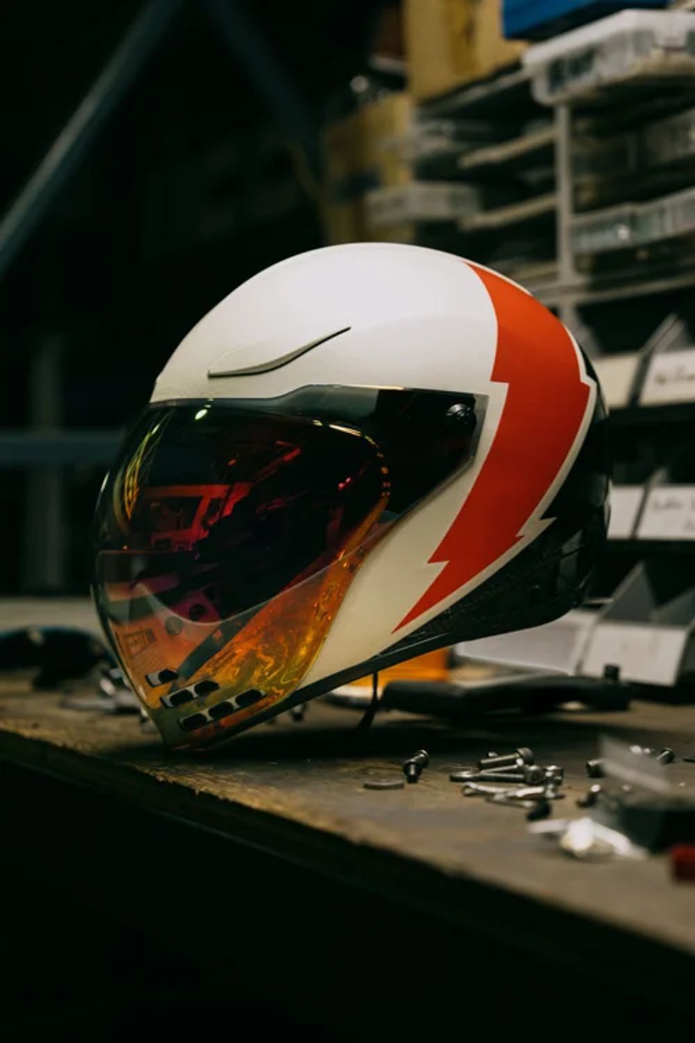 Визор Bubble Shield Domain / Оранжевый