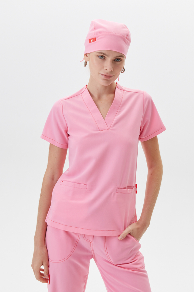 Топ медицинский женский Лаконико, бабл