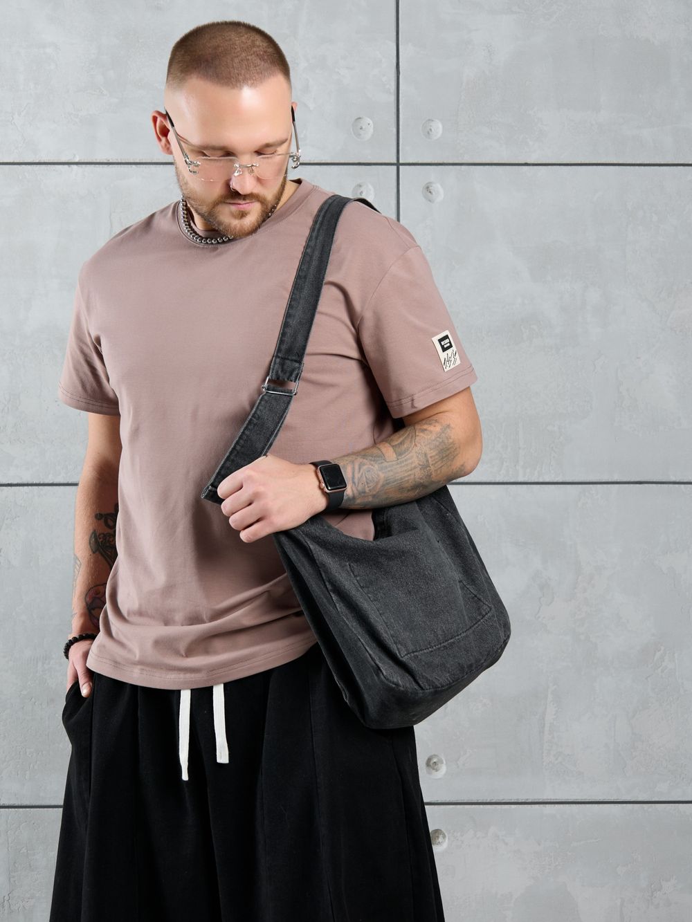 Фуфайка (футболка) мужская Арчи-1 Виотекс БЕЖЕВЫЙ