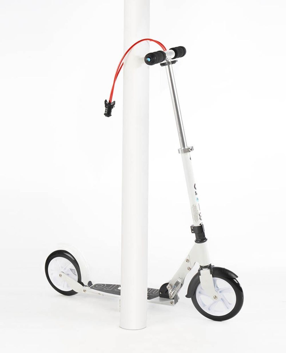 Самокат Micro White с замком