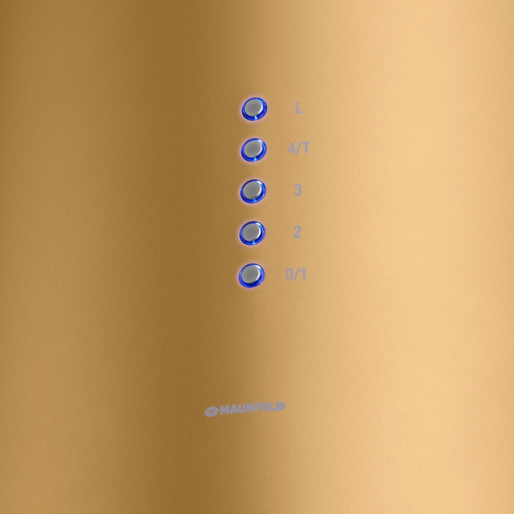 Кухонная вытяжка MAUNFELD Lee Isla 39 золотой фото 3