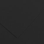 Бумага (картон) для творчества (1 лист) SADIPAL "Sirio" А2+ (500х650 мм), 240 г/м2, черный, 7878