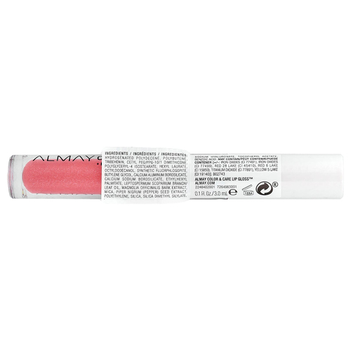 Almay, Color & Care Lip Gloss™, блеск для губ, оттенок 100 розовый, 3 мл (0,1 жидк. унции)