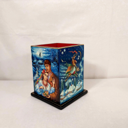 Стакан под ручки и карандаши "Вечера на хуторе...." (Ручная роспись Палех)