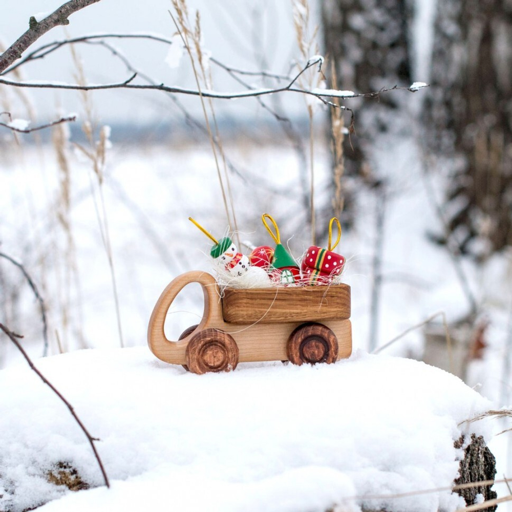 Деревянная машинка Грузовичок Леснушки