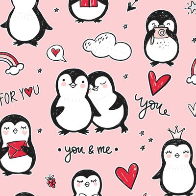 Милые пингвины