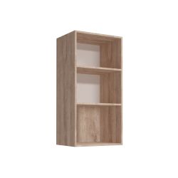 Стеллаж навесной "Войтек" М-5 (дуб баррик светлый/белый матовый), ЛДСП/МДФ, Комфорт-S, г. Ижевск