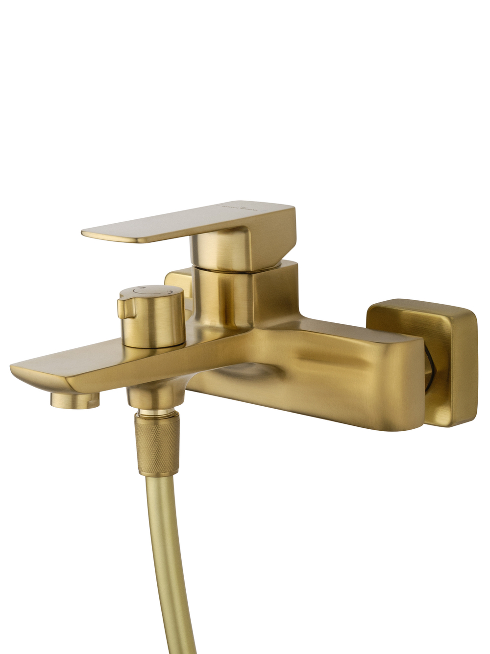 Смеситель для ванны с душем WONZON & WOGHAND EDGE, Брашированное золото (WW-88639003A-BG)