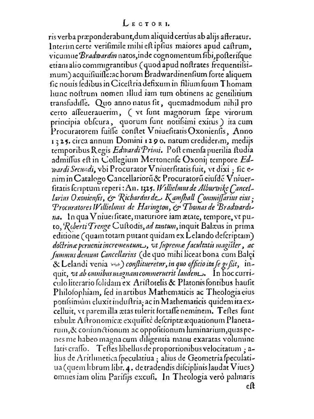 De causa Dei contra Pelagium et de virtute causarum | Thomas Bradwardine