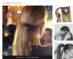 Balmain Hair Couture MILAN Хвост из прямых искусственных волос 55 см