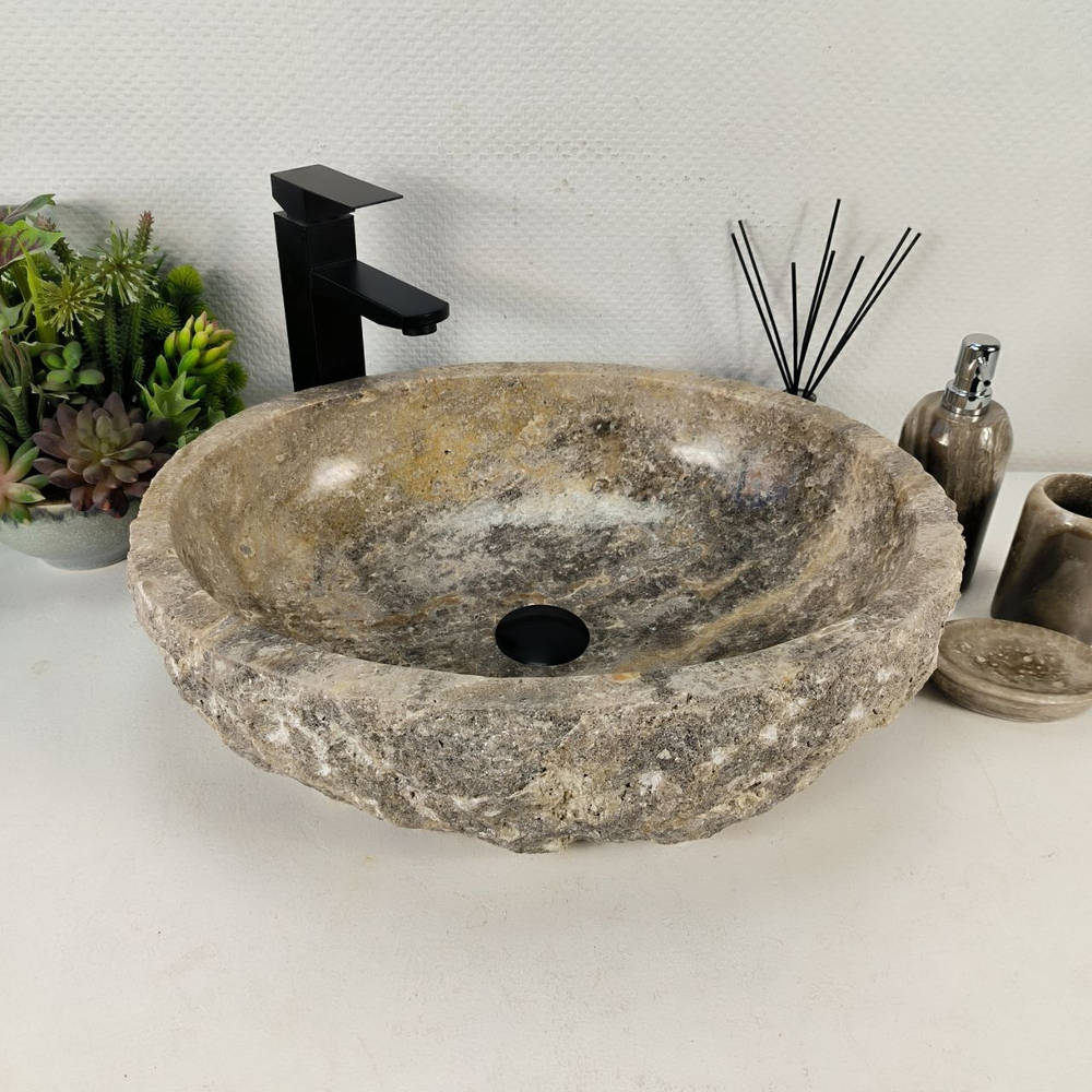 Раковина из оникса Erozy Grey EO-64446 51*42*15 0156