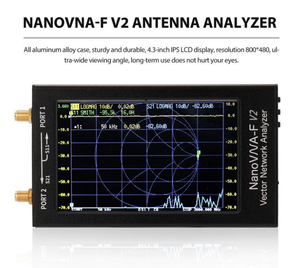 Анализатор векторный NanoVNA-F V2
