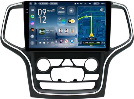 Магнитола для Jeep Grand Cherokee WK2 2013-2021 (ШГУ 8.4") - Teyes CC4-PRO монитор 10.36" 2K QLED на Android 13, Snapdragon 778G, AI, CarPlay, DSP, 4G SIM-слот