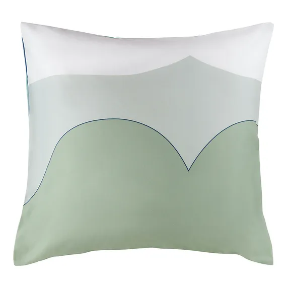 Набор из двух наволочек из сатина мятного цвета с авторским принтом Freak Fruit, 70х70 см