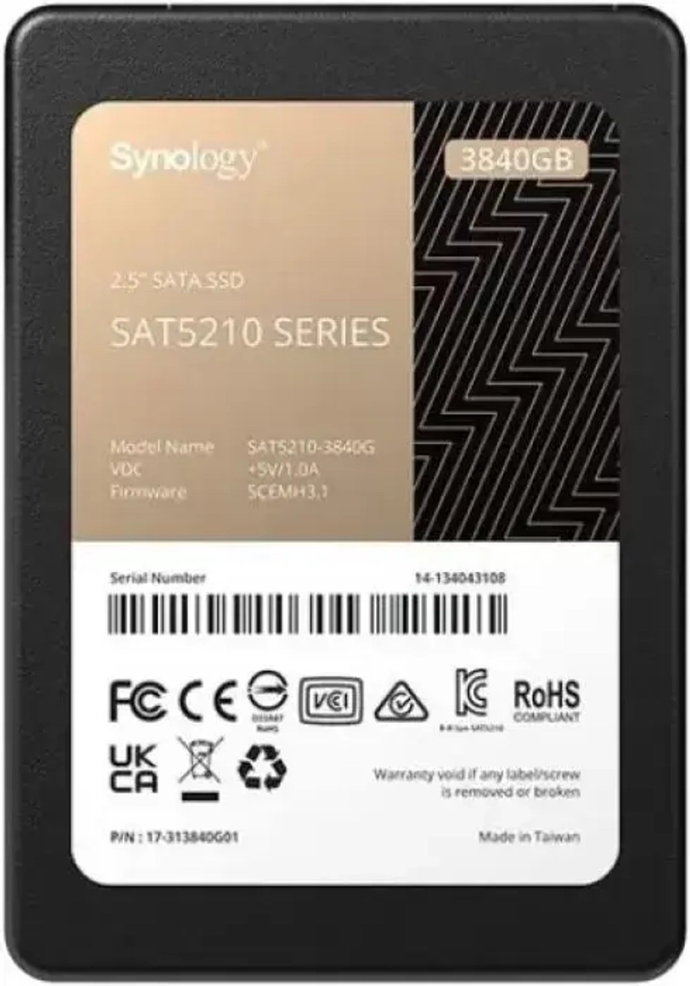 Накопитель SSD Synology SAT5210-3840G