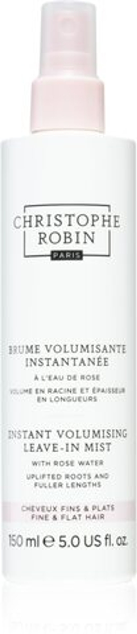 Christophe Robin Instant Volumizing Leave-In Mist with Rose Water - спрей для придания объема тонким волосам /   150  ml  / GTIN 5056379590593