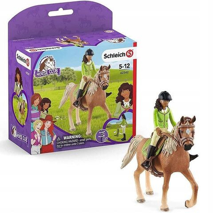 Фигурки Schleich Horse Club - Игровой набор Шляйх Сара и Мистери, арабская кобыла 42542